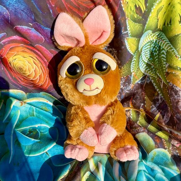 Vicky Vicious Feisty Pets Plush EUC Light-Up Eyes Bunny Toy Rare Collectible - Picture 2 of 6